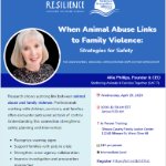 When Animal Abuse Links to Family Violence: Strategies for Safety on April 29, 2026